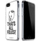 Looney Tunes Porky Thats All Folks Grid iPhone SE (2nd & 3rd Gen) Clear Case
