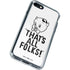 Looney Tunes Porky Thats All Folks Grid iPhone SE (2nd & 3rd Gen) Clear Case