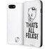 Looney Tunes Porky Thats All Folks Grid iPhone SE (2nd & 3rd Gen) Folio Case