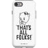 Looney Tunes Porky Thats All Folks Grid iPhone SE (2nd & 3rd Gen) Pro Case