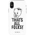 Looney Tunes Porky Thats All Folks Grid iPhone X Pro Case