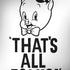 Looney Tunes Porky Thats All Folks Grid iPhone X Pro Case