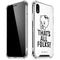 Looney Tunes Porky Thats All Folks Grid iPhone XR Clear Case