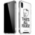 Looney Tunes Porky Thats All Folks Grid iPhone XR Clear Case