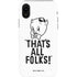 Looney Tunes Porky Thats All Folks Grid iPhone XR Pro Case