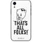 Looney Tunes Porky Thats All Folks Grid iPhone XR Skin