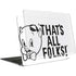 Looney Tunes Porky Thats All Folks Grid MacBook Air 13in M1 (2021) Case plus Skin