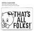 Looney Tunes Porky Thats All Folks Grid MacBook Air 13in M1 (2021) Case plus Skin
