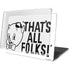 Looney Tunes Porky Thats All Folks Grid MacBook Pro 15in (2016-19) Case plus Skin