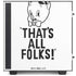 Looney Tunes Porky Thats All Folks Grid NZXT H510 Compact ATX Mid-Tower Case Skin