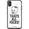 Looney Tunes Porky Thats All Folks Grid Otterbox Symmetry iPhone Skin