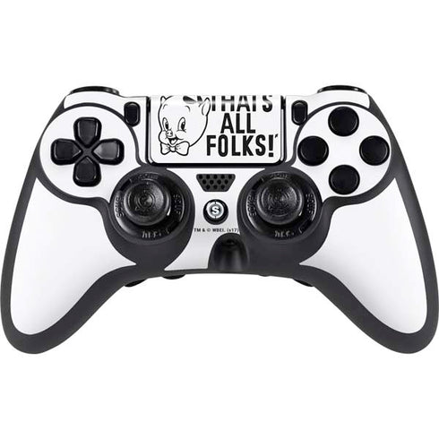 Looney Tunes Porky Thats All Folks Grid PS4/PC SCUF Impact Controller Skin