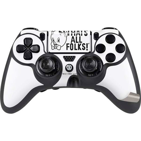 Looney Tunes Porky Thats All Folks Grid PS4/PC SCUF Impact Controller Skin