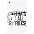 Looney Tunes Porky Thats All Folks Grid PS5 Slim Disk Bundle Skin