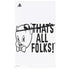 Looney Tunes Porky Thats All Folks Grid PS5 Slim Digital Edition Console Skin