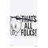 Looney Tunes Porky Thats All Folks Grid PS5 Slim Digital Edition Console Skin
