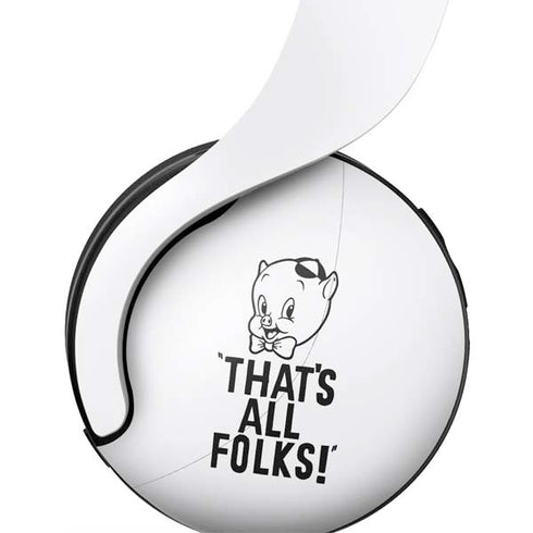 Looney Tunes Porky Thats All Folks Grid PULSE 3D Wireless Headset for PS5 Skin