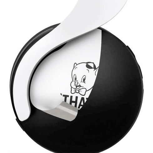 Looney Tunes Porky Thats All Folks Grid PULSE 3D Wireless Headset for PS5 Skin