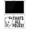 Looney Tunes Porky Thats All Folks Grid Surface Pro 7 Skin
