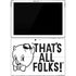 Looney Tunes Porky Thats All Folks Grid Surface Pro 7 Skin