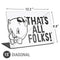 Looney Tunes Porky Thats All Folks Grid Universal Laptop 15in (12.2 x 8.8in) Skin