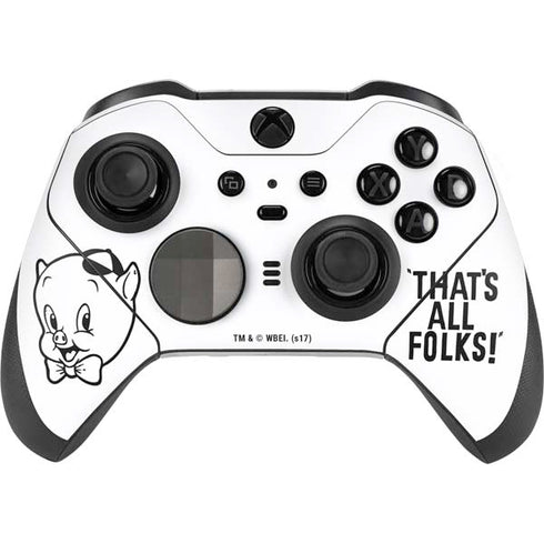 Looney Tunes Porky Thats All Folks Grid Xbox Elite Wireless Controller Series 2 Skin