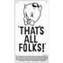 Looney Tunes Porky Thats All Folks Grid Xbox Series S Console Skin