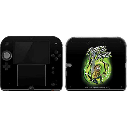 Adult Swim Rick and Morty Portal Boyz Nintendo 2DS Skin