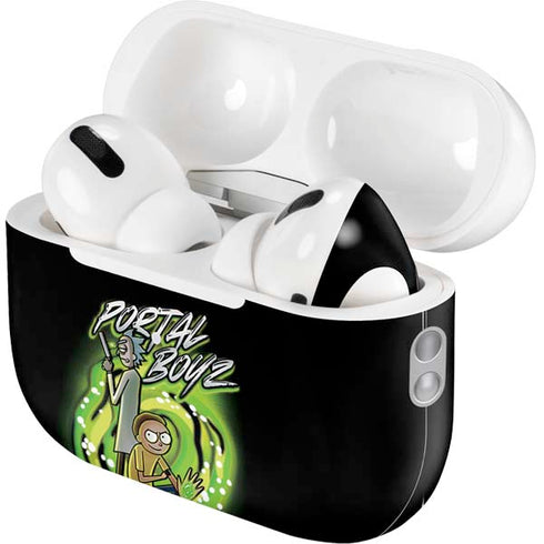 Adult Swim Rick and Morty Portal Boyz AirPods Pro 2nd Gen Skin