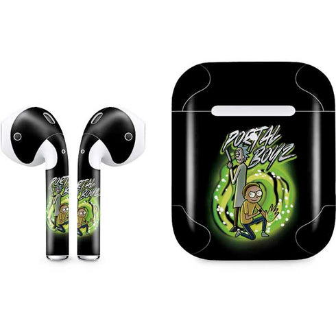 Adult Swim Rick and Morty Portal Boyz Apple AirPods 2 Skin