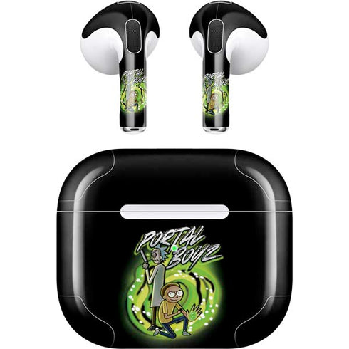 Adult Swim Rick and Morty Portal Boyz Apple AirPods (3rd Gen 2021) Skin