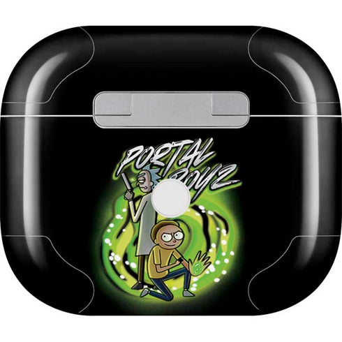 Adult Swim Rick and Morty Portal Boyz Apple AirPods (3rd Gen 2021) Skin