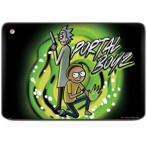 Adult Swim Rick and Morty Portal Boyz HP Chromebook Skin