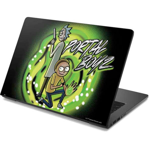 Adult Swim Rick and Morty Portal Boyz Dell Chromebook Skin
