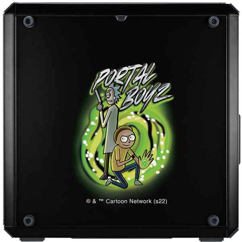 Adult Swim Rick and Morty Portal Boyz Cooler Master MasterBox Q300L Mini Tower Skin