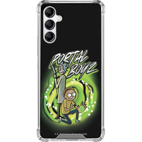 Adult Swim Rick and Morty Portal Boyz Galaxy A14 5G Clear Case