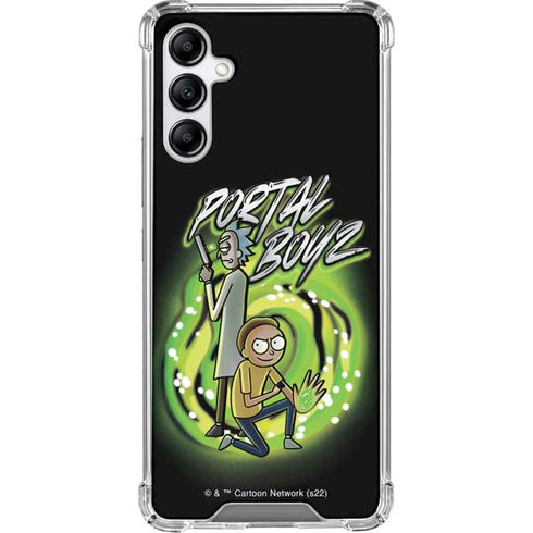 Adult Swim Rick and Morty Portal Boyz Galaxy A15 5G Clear Case