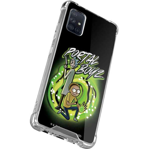 Adult Swim Rick and Morty Portal Boyz Galaxy A71 5G Clear Case