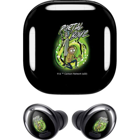 Adult Swim Rick and Morty Portal Boyz Galaxy Buds Pro Skin