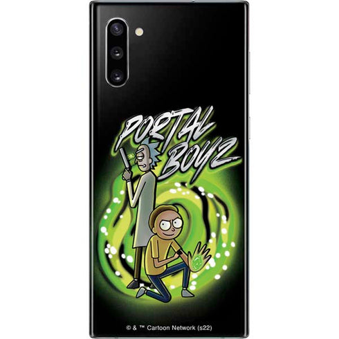 Adult Swim Rick and Morty Portal Boyz Galaxy Note 10 Skin