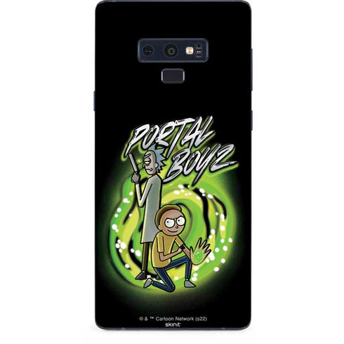 Adult Swim Rick and Morty Portal Boyz Galaxy Note 9 Skin
