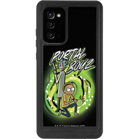Adult Swim Rick and Morty Portal Boyz Galaxy Note20 5G Waterproof Case