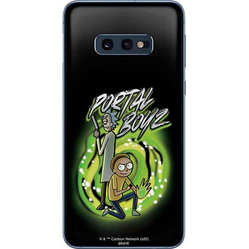 Adult Swim Rick and Morty Portal Boyz Galaxy S10e Skin