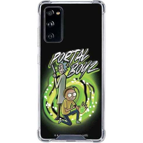 Adult Swim Rick and Morty Portal Boyz Galaxy S20 FE Clear Case