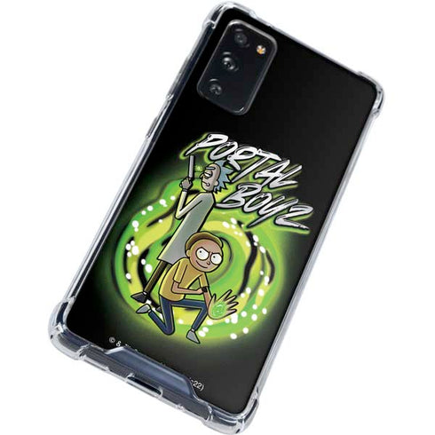 Adult Swim Rick and Morty Portal Boyz Galaxy S20 FE Clear Case