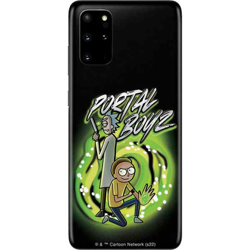 Adult Swim Rick and Morty Portal Boyz Galaxy S20 Plus Skin