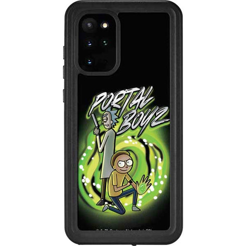 Adult Swim Rick and Morty Portal Boyz Galaxy S20 Plus Waterproof Case