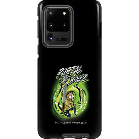 Adult Swim Rick and Morty Portal Boyz Galaxy S20 Ultra 5G Pro Case