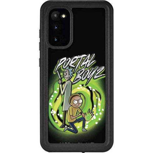Adult Swim Rick and Morty Portal Boyz Galaxy S20 Waterproof Case