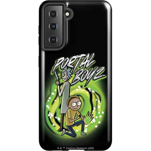Adult Swim Rick and Morty Portal Boyz Galaxy S21 5G Pro Case